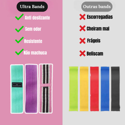 Ultra bands - Kit 3 faixas