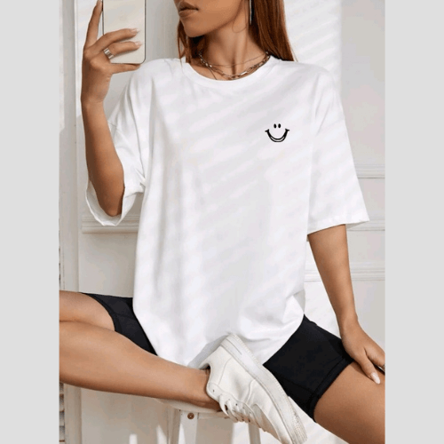 Camiseta Feminina Oversize Alpha