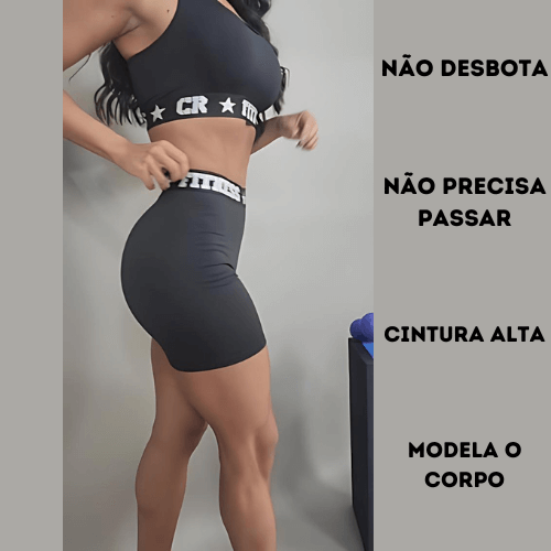 Conjunto Fitness Short e Top