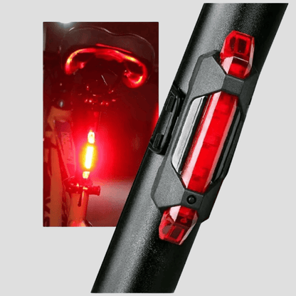 Kit Lanterna e Farol de Led para Bike - à Prova D'Água e Recarregável