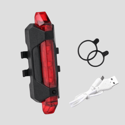 Kit Lanterna e Farol de Led para Bike - à Prova D'Água e Recarregável