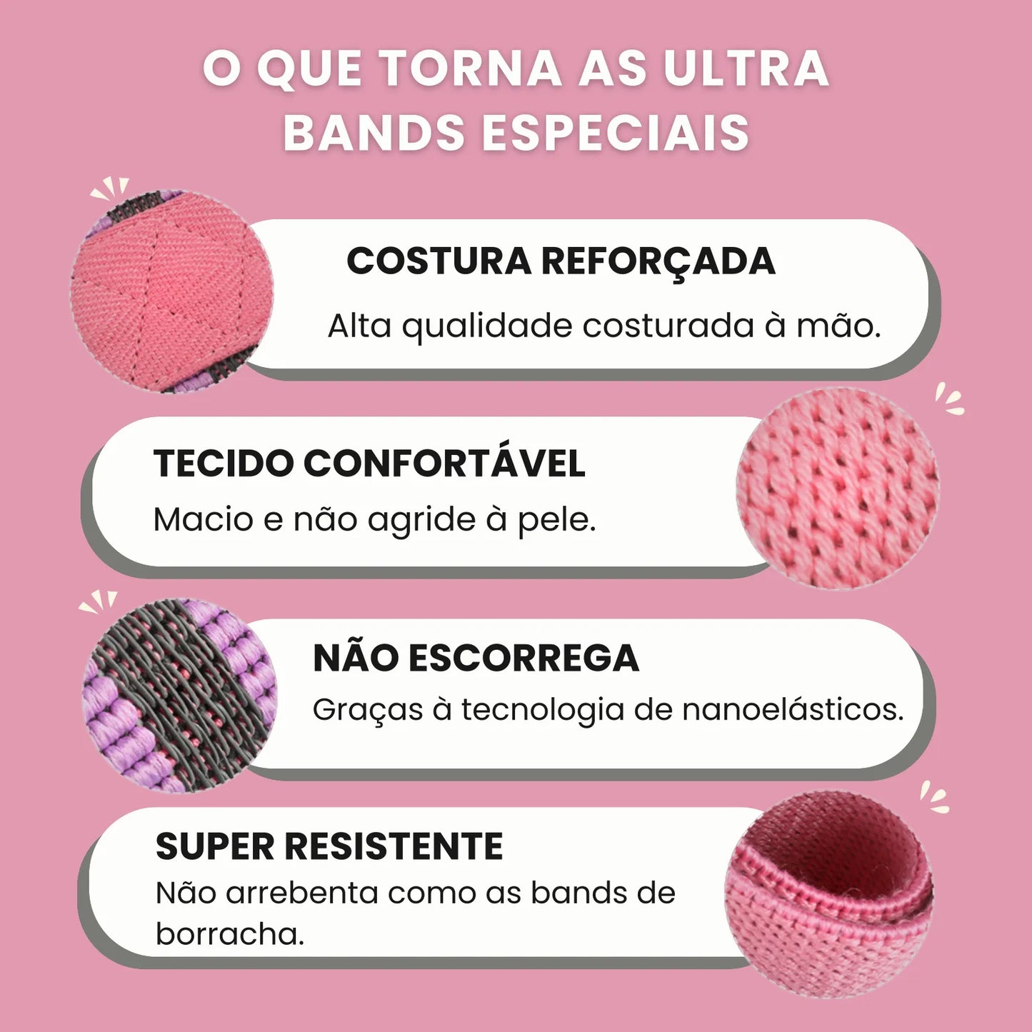 Ultra bands - Kit 3 faixas