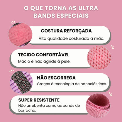 Ultra bands - Kit 3 faixas