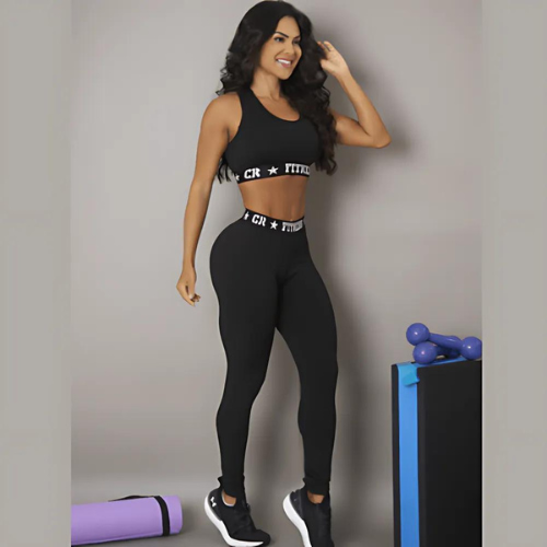 Conjunto Fitness Top e Legging